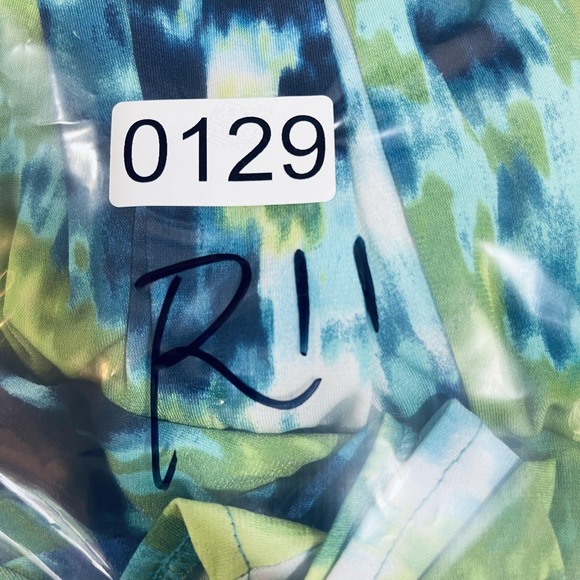 Rabbit Rabbit Rabbit Designs Dress Womens 10 Multicolor Tie Dye Ruffle Swing - Picture 13 of 13